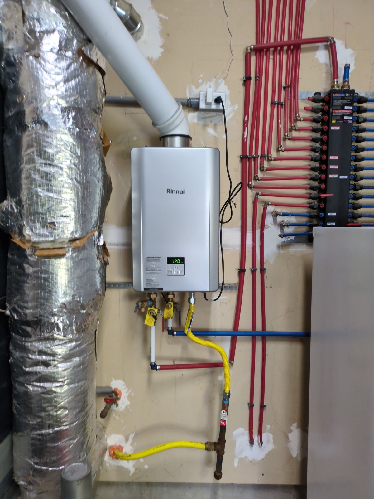 Tankless water heater installation by Done Right Plumbing